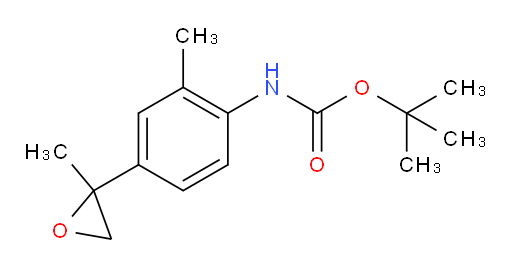 tert-butyl N-[2-methyl-4-(2-methyloxiran-2-yl)phenyl]carbamate