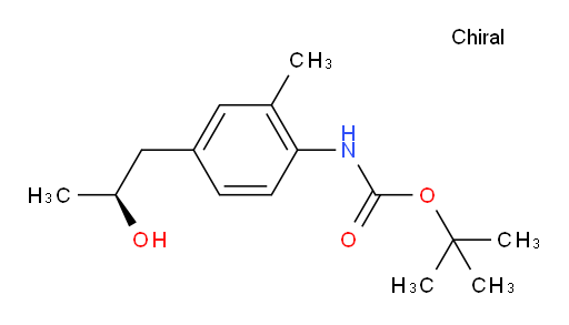 tert-butyl N-{4-[(2S)-2-hydroxypropyl]-2-methylphenyl}carbamate
