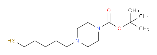 tert-butyl 4-(5-sulfanylpentyl)piperazine-1-carboxylate