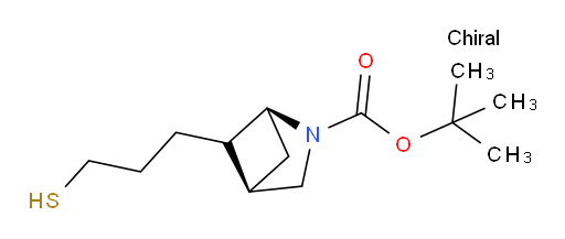 tert-butyl (1S,4R)-5-(3-sulfanylpropyl)-2-azabicyclo[2.1.1]hexane-2-carboxylate
