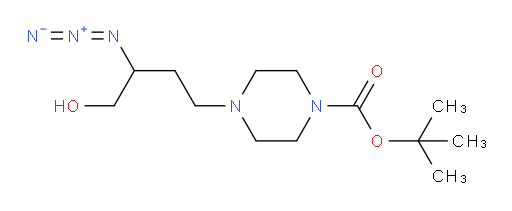 tert-butyl 4-(3-azido-4-hydroxybutyl)piperazine-1-carboxylate