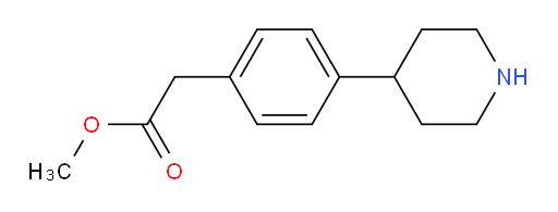 methyl 2-[4-(piperidin-4-yl)phenyl]acetate