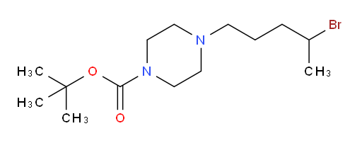 tert-butyl 4-(4-bromopentyl)piperazine-1-carboxylate