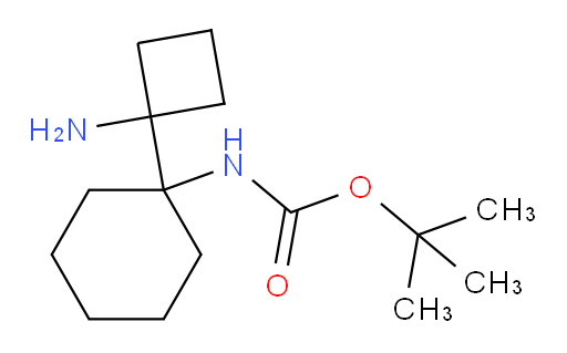 tert-butyl N-[1-(1-aminocyclobutyl)cyclohexyl]carbamate