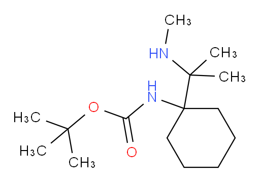 tert-butyl N-{1-[2-(methylamino)propan-2-yl]cyclohexyl}carbamate