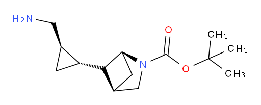 tert-butyl (1S,4R)-5-[(1RS,2RS)-2-(aminomethyl)cyclopropyl]-2-azabicyclo[2.1.1]hexane-2-carboxylate