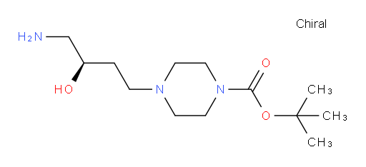tert-butyl 4-[(3R)-4-amino-3-hydroxybutyl]piperazine-1-carboxylate