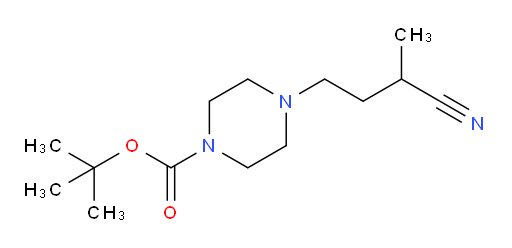 tert-butyl 4-(3-cyano-3-methylpropyl)piperazine-1-carboxylate