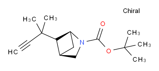 tert-butyl (1S,4R)-5-(2-methylbut-3-yn-2-yl)-2-azabicyclo[2.1.1]hexane-2-carboxylate