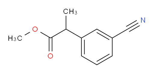 methyl 2-(3-cyanophenyl)propanoate