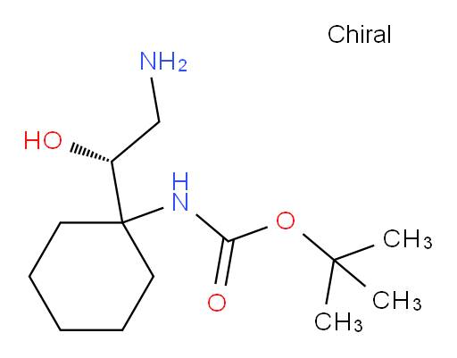tert-butyl N-{1-[(1R)-2-amino-1-hydroxyethyl]cyclohexyl}carbamate