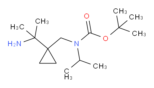 tert-butyl N-{[1-(2-aminopropan-2-yl)cyclopropyl]methyl}-N-(propan-2-yl)carbamate