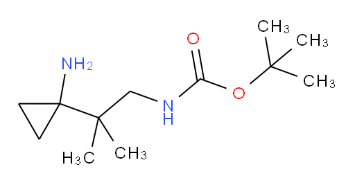 tert-butyl N-[2-(1-aminocyclopropyl)-2-methylpropyl]carbamate