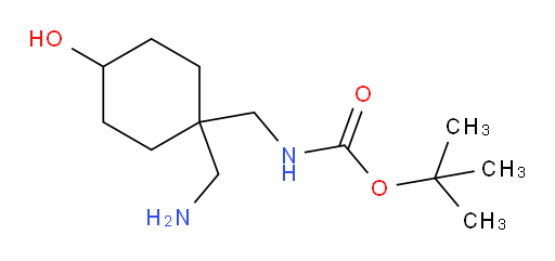 tert-butyl N-{[1-(aminomethyl)-4-hydroxycyclohexyl]methyl}carbamate