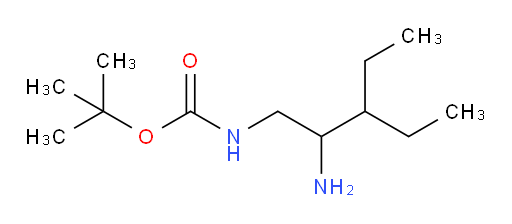 tert-butyl N-(2-amino-3-ethylpentyl)carbamate