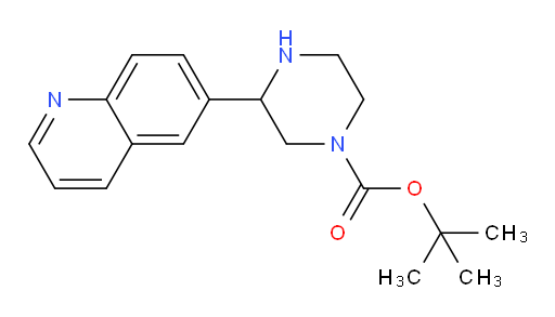 tert-butyl 3-(quinolin-6-yl)piperazine-1-carboxylate