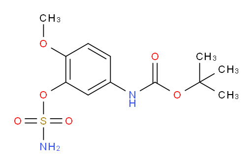 tert-butyl N-[4-methoxy-3-(sulfamoyloxy)phenyl]carbamate