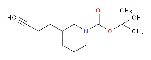tert-butyl 3-(but-3-yn-1-yl)piperidine-1-carboxylate