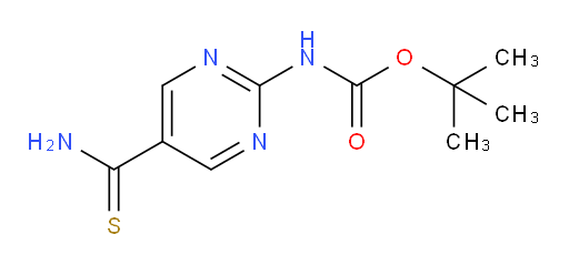 tert-butyl N-(5-carbamothioylpyrimidin-2-yl)carbamate