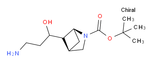 tert-butyl (1S,4R)-5-(3-amino-1-hydroxypropyl)-2-azabicyclo[2.1.1]hexane-2-carboxylate