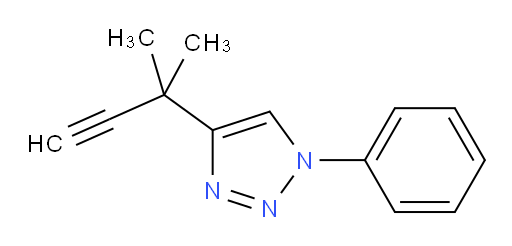 4-(2-methylbut-3-yn-2-yl)-1-phenyl-1H-1,2,3-triazole