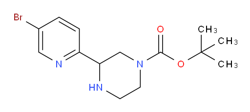 tert-butyl 3-(5-bromopyridin-2-yl)piperazine-1-carboxylate