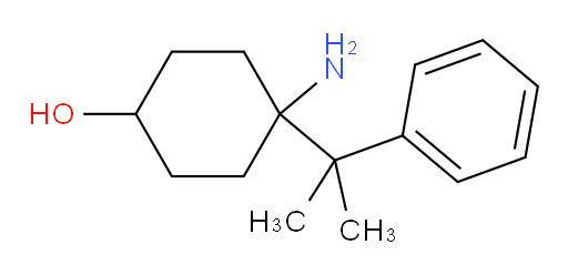 4-amino-4-(2-phenylpropan-2-yl)cyclohexan-1-ol