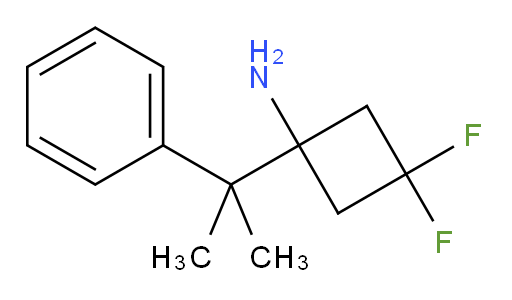 3,3-difluoro-1-(2-phenylpropan-2-yl)cyclobutan-1-amine