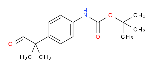 tert-butyl N-[4-(2-methyl-1-oxopropan-2-yl)phenyl]carbamate