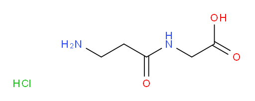 2-(3-aminopropanamido)acetic acid hydrochloride