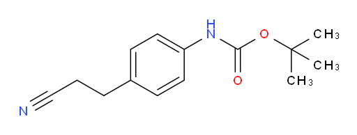 tert-butyl N-[4-(2-cyanoethyl)phenyl]carbamate