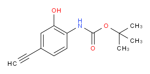 tert-butyl N-(4-ethynyl-2-hydroxyphenyl)carbamate