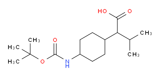 2-(4-{[(tert-butoxy)carbonyl]amino}cyclohexyl)-3-methylbutanoic acid