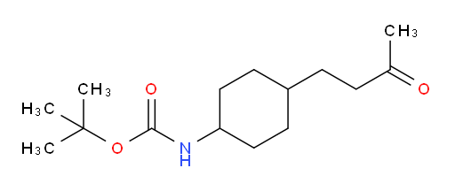 tert-butyl N-[4-(3-oxobutyl)cyclohexyl]carbamate