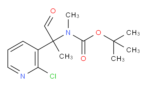 tert-butyl N-[2-(2-chloropyridin-3-yl)-1-oxopropan-2-yl]-N-methylcarbamate