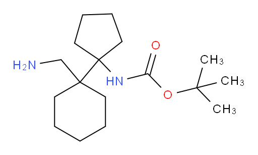 tert-butyl N-{1-[1-(aminomethyl)cyclohexyl]cyclopentyl}carbamate