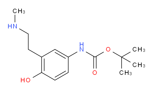 tert-butyl N-{4-hydroxy-3-[2-(methylamino)ethyl]phenyl}carbamate