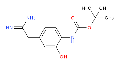 tert-butyl N-[4-(carbamimidoylmethyl)-2-hydroxyphenyl]carbamate