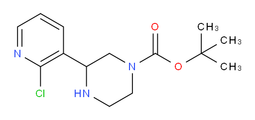 tert-butyl 3-(2-chloropyridin-3-yl)piperazine-1-carboxylate