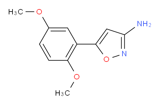 5-(2,5-dimethoxyphenyl)-1,2-oxazol-3-amine