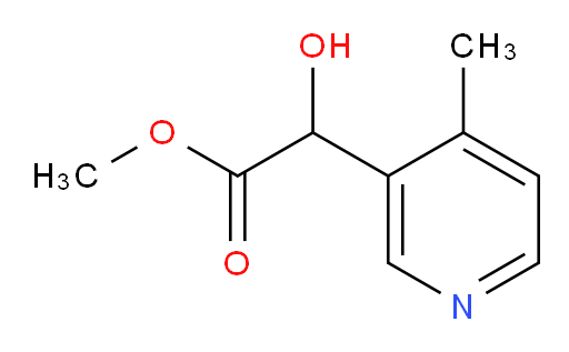 methyl 2-hydroxy-2-(4-methylpyridin-3-yl)acetate