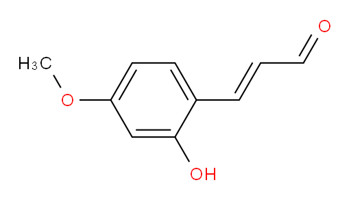3-(2-hydroxy-4-methoxyphenyl)prop-2-enal