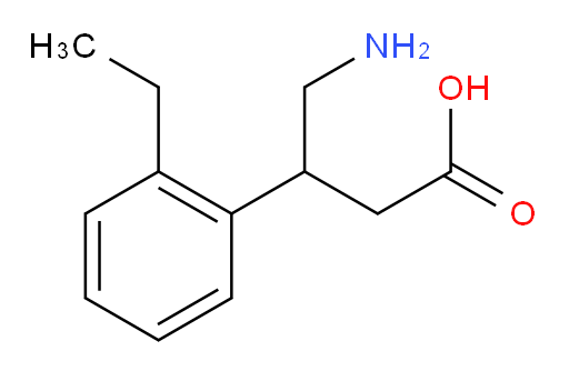 4-amino-3-(2-ethylphenyl)butanoic acid