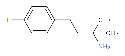 4-(4-fluorophenyl)-2-methylbutan-2-amine