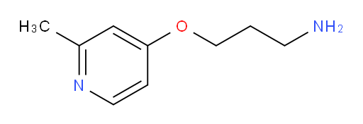 3-[(2-methylpyridin-4-yl)oxy]propan-1-amine
