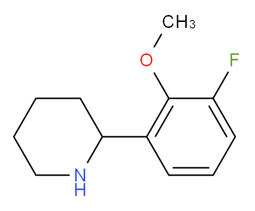2-(3-fluoro-2-methoxyphenyl)piperidine