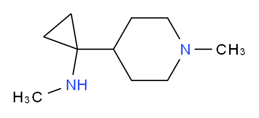 N-methyl-1-(1-methylpiperidin-4-yl)cyclopropan-1-amine
