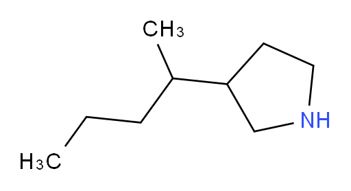 3-(pentan-2-yl)pyrrolidine