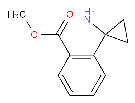 methyl 2-(1-aminocyclopropyl)benzoate