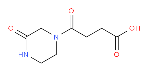 4-oxo-4-(3-oxopiperazin-1-yl)butanoic acid